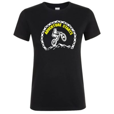 "Adventure starts" T-Shirt – Bild 4