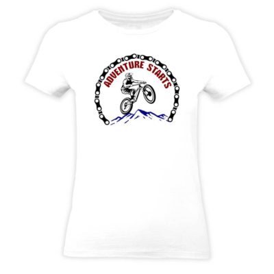 "Adventure starts" T-Shirt – Bild 5