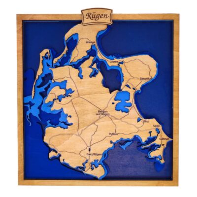 3D Holzkarte - Rügen – Bild 2