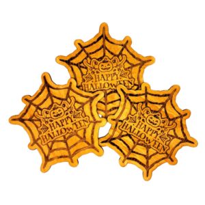 Untersetzer für Gläser "Happy Halloween" 3er Pack