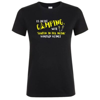 "Es heißt Camping" T-Shirt – Bild 4