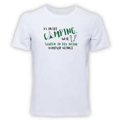"Es heißt Camping" T-Shirt – Bild 5