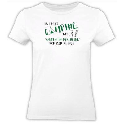 "Es heißt Camping" T-Shirt – Bild 6